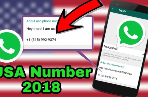 How To Make Your WhatsApp with USA (+1) Number 2018